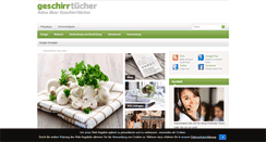 Desktop Screenshot of geschirrtuecher.com